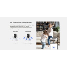 إيزفيز CS-TY1 3MP – كاميرا مراقبة داخلية لاسلكية Wi-Fi EZVIZ CS-TY1 (3MP, Wi-Fi) Indoor Security Camera
