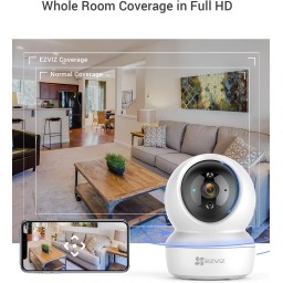إيزفيز CS-TY1 3MP – كاميرا مراقبة داخلية لاسلكية Wi-Fi EZVIZ CS-TY1 (3MP, Wi-Fi) Indoor Security Camera