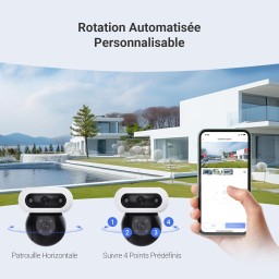 إيزفيز CS-H90 ثنائية العدسة (4MP + 4MP) – كاميرا مراقبة خارجية لاسلكية Wi-Fi EZVIZ CS-H90 (4MP + 4MP, Dual Lens, Wi-Fi) Outdoor Security Camera