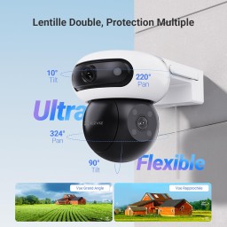 إيزفيز CS-H90 ثنائية العدسة (4MP + 4MP) – كاميرا مراقبة خارجية لاسلكية Wi-Fi EZVIZ CS-H90 (4MP + 4MP, Dual Lens, Wi-Fi) Outdoor Security Camera