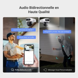 إيزفيز CS-H90 ثنائية العدسة (4MP + 4MP) – كاميرا مراقبة خارجية لاسلكية Wi-Fi EZVIZ CS-H90 (4MP + 4MP, Dual Lens, Wi-Fi) Outdoor Security Camera