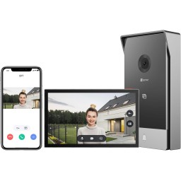 إيزفيز CS-HP7 3MP – جرس باب ذكي بالفيديو مع شاشة داخلية EZVIZ CS-HP7 (3MP) Smart Video Doorphone