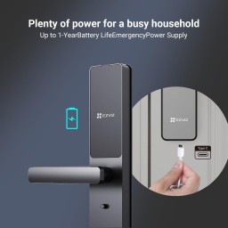 إيزفيز CS-DL05 – قفل باب ذكي ببصمة الإصبع EZVIZ CS-DL05 Smart Fingerprint Door Lock
