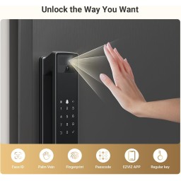 إيزفيز CS-Y3000FVP – قفل باب ذكي ببصمة الإصبع EZVIZ CS-Y3000FVP Smart Door Lock