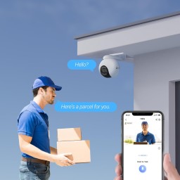 إيزفيز CS-H80x ثنائية العدسة (8MP + 2MP) – كاميرا مراقبة خارجية لاسلكية Wi-Fi EZVIZ CS-H80x (8MP + 2MP, 4mm, Wi-Fi) Outdoor Dual-Lens Security Camera
