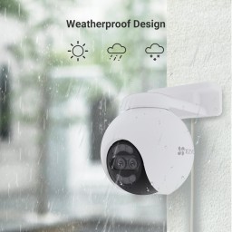 إيزفيز CS-H80x ثنائية العدسة (8MP + 2MP) – كاميرا مراقبة خارجية لاسلكية Wi-Fi EZVIZ CS-H80x (8MP + 2MP, 4mm, Wi-Fi) Outdoor Dual-Lens Security Camera