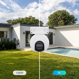 إيزفيز CS-H80x ثنائية العدسة (8MP + 2MP) – كاميرا مراقبة خارجية لاسلكية Wi-Fi EZVIZ CS-H80x (8MP + 2MP, 4mm, Wi-Fi) Outdoor Dual-Lens Security Camera