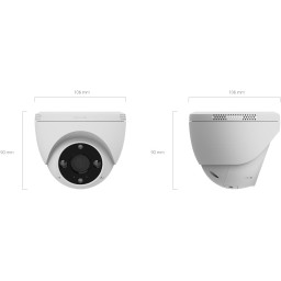 إيزفيز CS-H4 3MP – كاميرا مراقبة خارجية لاسلكية Wi-Fi بعدسة 2.8 مم EZVIZ CS-H4 (3MP, Wi-Fi, 2.8mm) Outdoor Security Camera