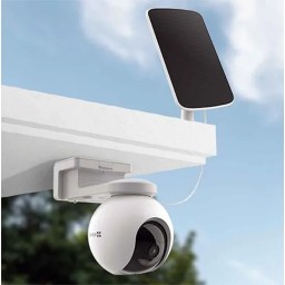 إيزفيز CS-HB8/SP 4K – كاميرا مراقبة خارجية لاسلكية Wi-Fi مع لوح شمسي EZVIZ CS-HB8/SP (4K, Wi-Fi) Solar-Powered Outdoor Security Camera