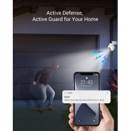 إيزفيز CS-HB8/SP 4K – كاميرا مراقبة خارجية لاسلكية Wi-Fi مع لوح شمسي EZVIZ CS-HB8/SP (4K, Wi-Fi) Solar-Powered Outdoor Security Camera