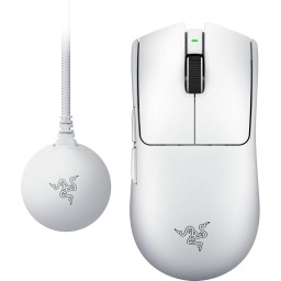 Razer Viper V4 Pro Ultra-lightweight Wireless Symmetrical Gaming Mouse - White + RAZER ATLAS Tempered Glass Mouse Mat - White Razer Viper V4 Pro Ultra-lightweight Wireless Symmetrical Gaming Mouse - White + RAZER ATLAS Tempered Glass Mouse Mat - White