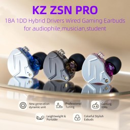 سماعة اذن KZ ZSN Pro IEM (in-Ear Monitor) KZ ZSN Pro IEM (in-Ear Monitor)