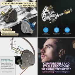 سماعة اذن KZ ZSN Pro IEM (in-Ear Monitor) KZ ZSN Pro IEM (in-Ear Monitor)