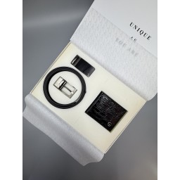 سيت حزام ( دوّار )و محفظة ممغنطة Reversible leather Belt and walet set