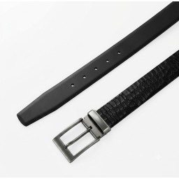 سيت حزام ( دوّار )و محفظة ممغنطة Reversible leather Belt and walet set