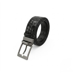 سيت حزام ( دوّار )و محفظة ممغنطة Reversible leather Belt and walet set