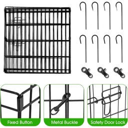 قفص السياج حديدي Pet Metal Cage