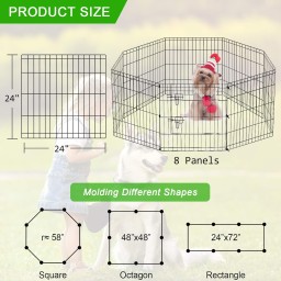 قفص السياج حديدي Pet Metal Cage