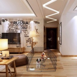 قفص السياج حديدي Pet Metal Cage