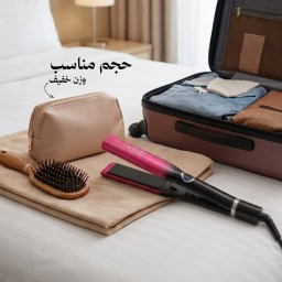 كاوية شعر اينزو الواح تيتانيوم احترافية Hair Straightener