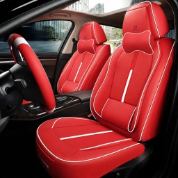 غطاء مقاعد سيارة سلطان أحمر خمس راكب Sultan Car Seat Cover 5 seater