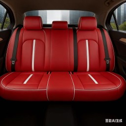 غطاء مقاعد سيارة سلطان أحمر خمس راكب Sultan Car Seat Cover 5 seater