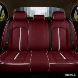 غطاء مقاعد سيارة سلطان أحمر خمس راكب Sultan Car Seat Cover 5 seater