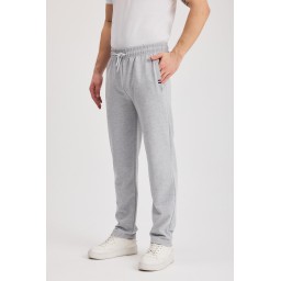 بنطلون رياضي رجالي كاجوال بسحاب وجيوب وتطريز Men's Casual Tracksuit Bottoms with Zipper Pockets & Embroidery