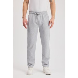 بنطلون رياضي رجالي كاجوال بسحاب وجيوب وتطريز Men's Casual Tracksuit Bottoms with Zipper Pockets & Embroidery
