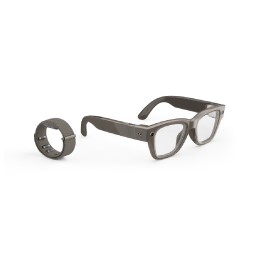 Meta - Ray-Ban Display Neural Band | نظارات مدعمة بالذكاء الاصطناعي مزودة بشاشة مدمجة في العدسات، إطار لامع، مقاس 3، لون رملي Meta - Ray-Ban Display & Neural Band | AI glasses with in-lens display - Shiny frame, standard - band size 3 - Sand