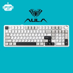 كيبورد ألعاب ميكانيكي لاسلكي AULA F99 PRO AULA F99 PRO Wireless Mechanical Gaming Keyboard
