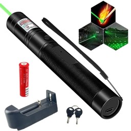 مؤشر ليزر وكشاف ضوئي متعدد الأنماط للمدى البعيد Laser Pointer & Laser Flashlight