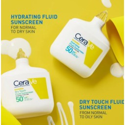 سيرافي واقي شمس مرطب للوجه SPF50 UVA/UVB مع سيراميدات وفيتامين E CeraVe Hydrating Facial Sunscreen SPF50 UVA/UVB with Ceramides & Vitamin E
