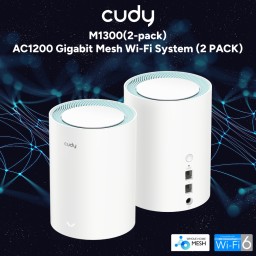 راوتر كودي ديكو 2 قطع ROUTER CUDY MESH M1300 2P GIGABIT