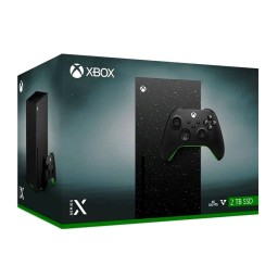 جهاز إكس بوكس سيريس X الإصدار الخاص (جالاكسي بلاك) بسعة 2 تيرابايت Xbox Series X – 2TB Galaxy Black Special Edition