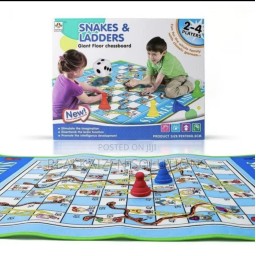 لوحة شطرنج السلم والثعبان الكبيرة Jun Feng Snakes & Ladders Giant Floor Chessboard