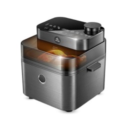 قلاية هوائية من إيڤولي بوظائف القلي الطري والمقرمش. 1650 واط | 8لتر Evoli air fryer with soft and crispy frying functions. 1650W | 8L