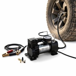 كمبروسر هواء سيارة محمول Bihart 1 سلندر – موديل 528-4X4 مضخة نفخ اطارات السيارات لحالات الطواريء Bihart 1-cylinder portable car air compressor – Model 528-4X4, emergency tire inflation pump