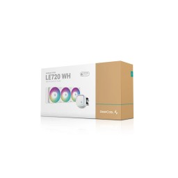 مبرد سائل DEEPCOOL LE720 White مقاس 360 مم DeepCool LE720 White 360mm AIO Liquid CPU Cooler