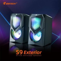 سماعات Jertech S9 المكتبية RGB (أسود) Jertech S9 Desktop Speakers (Black)