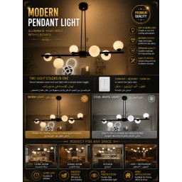 ثريا سقف معلقة Modern Pendant Chandelier