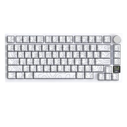 ATTACK SHARK X820Ultra Tri-mode Gasket Mechanical Keyboard - White Contours + ساعة رقمية (هدية) ATTACK SHARK X820Ultra Tri-mode Gasket Mechanical Keyboard - White Contours + LED Digital Clock (Gift)