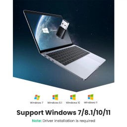 ادابتر بلوتوث من يوكرين UGREEN CM390 Bluetooth 5.0 Adapter UGREEN CM390 Bluetooth 5.0 Adapter
