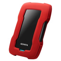 محرك الأقراص الصلبة الخارجي المحمول ADATA HD330 سعة 2 تيرابايت – أحمر، 2.5 بوصة، مقاوم للصدمات ADATA HD330 2TB Portable External HDD – Red, 2.5 Extrenal  Shock-Resistant