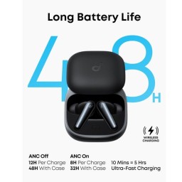 سماعات أذن Anker Soundcore Liberty 5 المانعة للضوضاء - أسود headphones