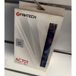 كابل حلزوني Fantech AC701 للكيبورد الميكانيكي – أزرق كحلي Fantech AC701 Coiled Keyboard Cable – Navy Blue