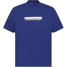 تيشرت رجالي مطبوع بشعار كالفن كلاين قصير الأكمام Calvin Klein Short Sleeve Graphic T-Shirt