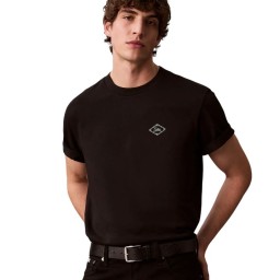 تيشرت رجالي مطبوع بشعار كالفن كلاين قصير الأكمام Calvin Klein Short Sleeve Graphic T-Shirt