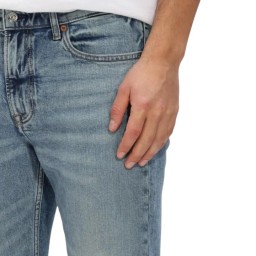 بنطال جينز رجالي بقصّة ضيقة مستدقة باللون الأزرق Calvin Klein Men's Slim Taper Jeans - Dispatcher