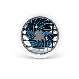 مبرد هواء شخصي مع 3 سرعات وإضاءة LED و3 حزم تبريد USB Personal Air Cooler with 3 Fan Speeds, LED Light & 3 Reusable Ice Packs USB Powered